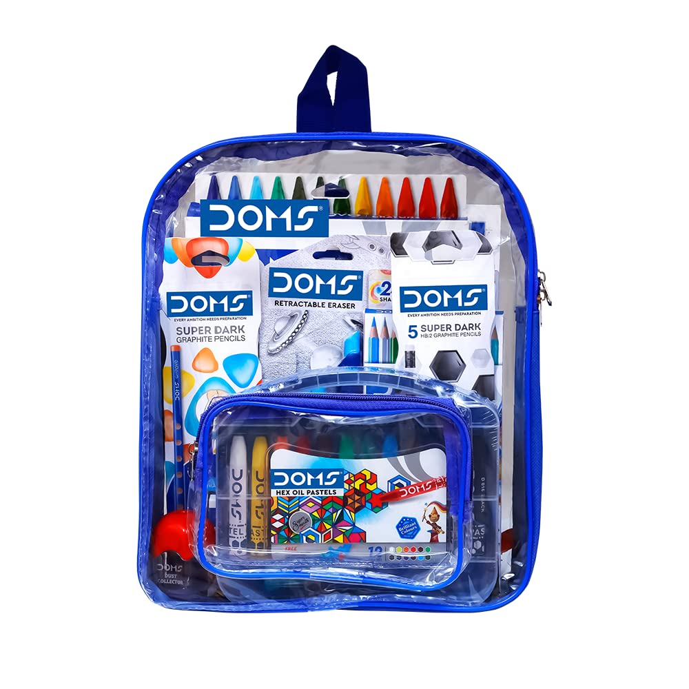 Doms Smart Kit | Comes With Transparent Zipper Bag | Art Kit 7160