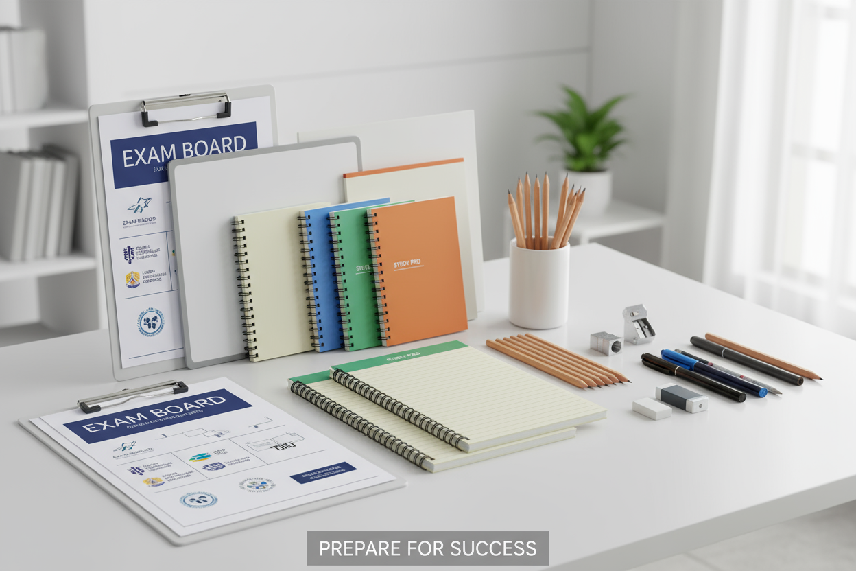 Exam Boards & Writing Accessories