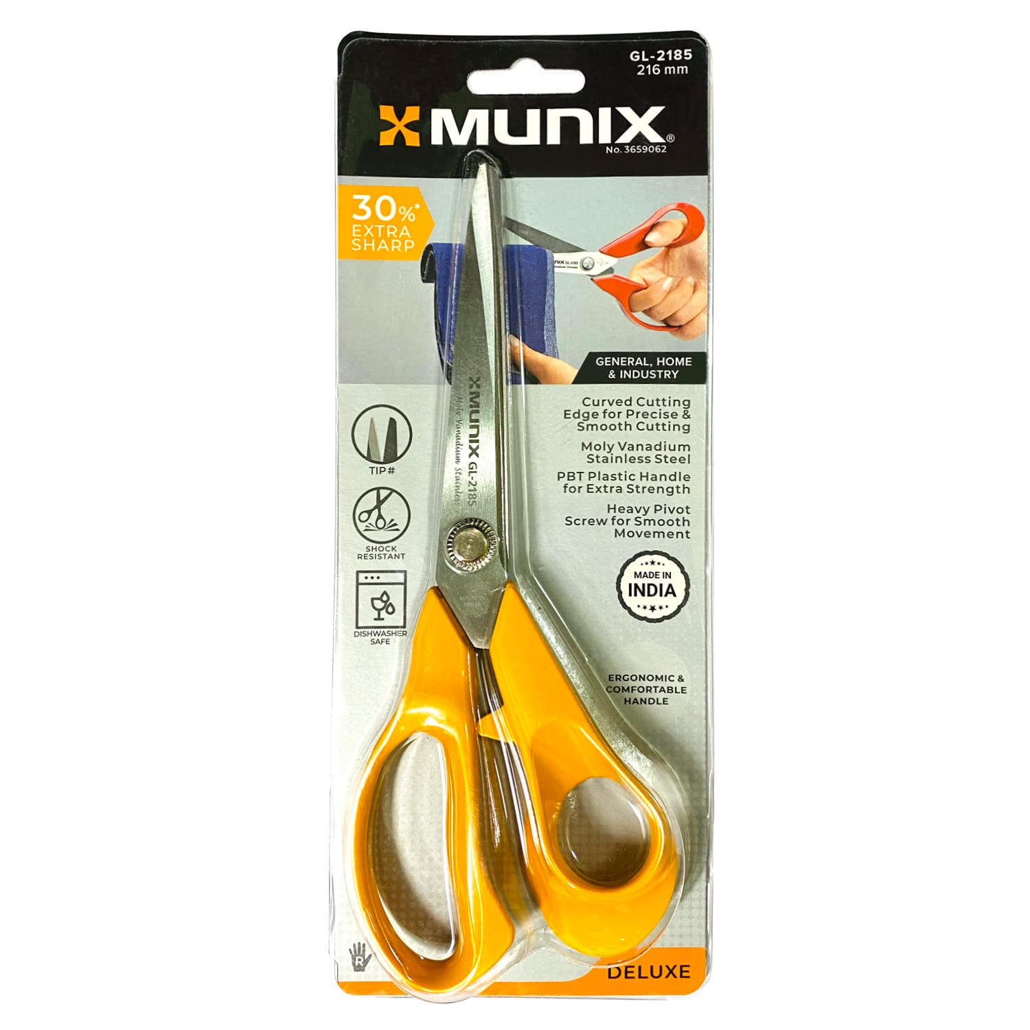 Munix GL-2185 216 mm / 8.5" Stainless Steel Scissors