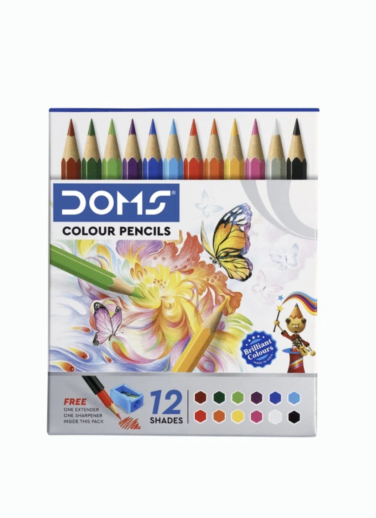 DOMS, HSC 12 Shads Colour Pencils Set of 12.