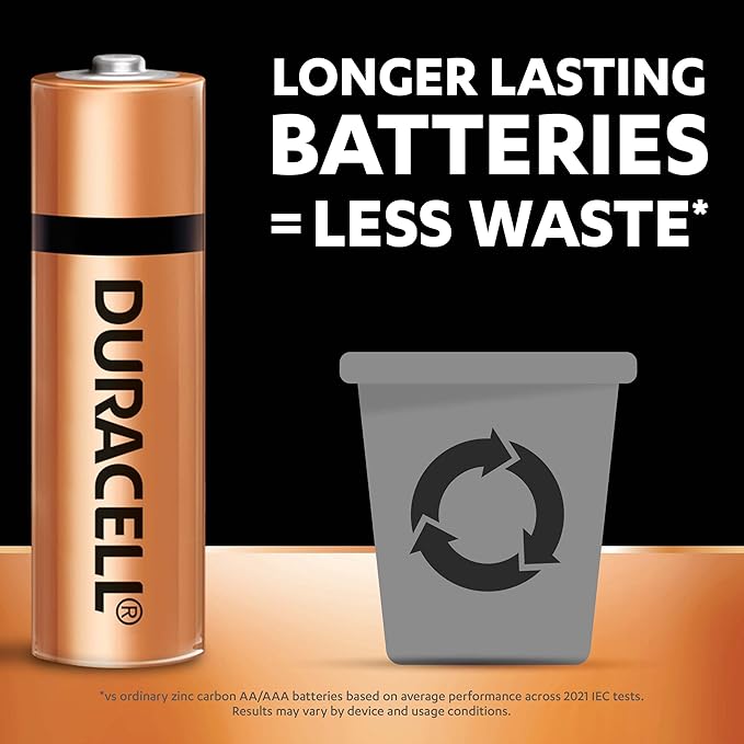 Duracell Alkaline AA Battery Pack of 10