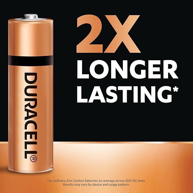 Duracell Alkaline AA Battery Pack of 10
