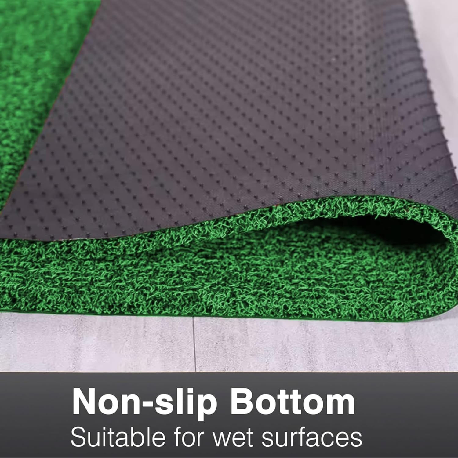 Green Noodle Floor Mat