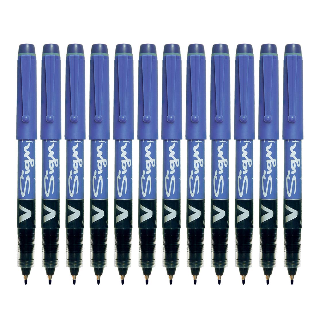 Pilot V Sign Blue Pen (Pack of 12 )