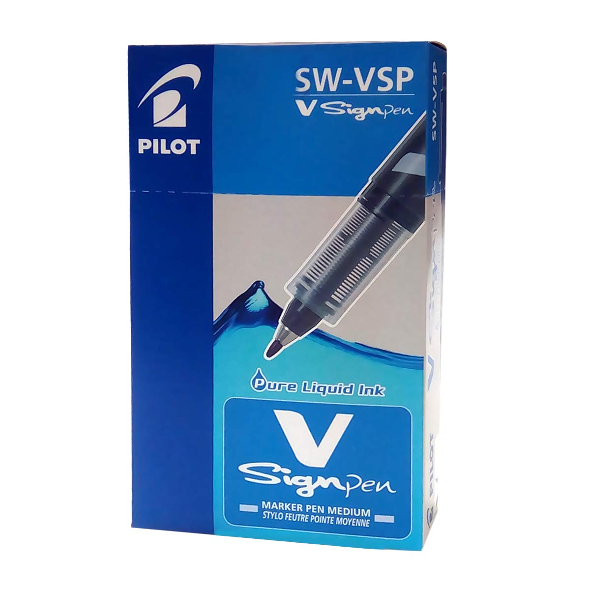 Pilot V Sign Blue Pen (Pack of 12 )