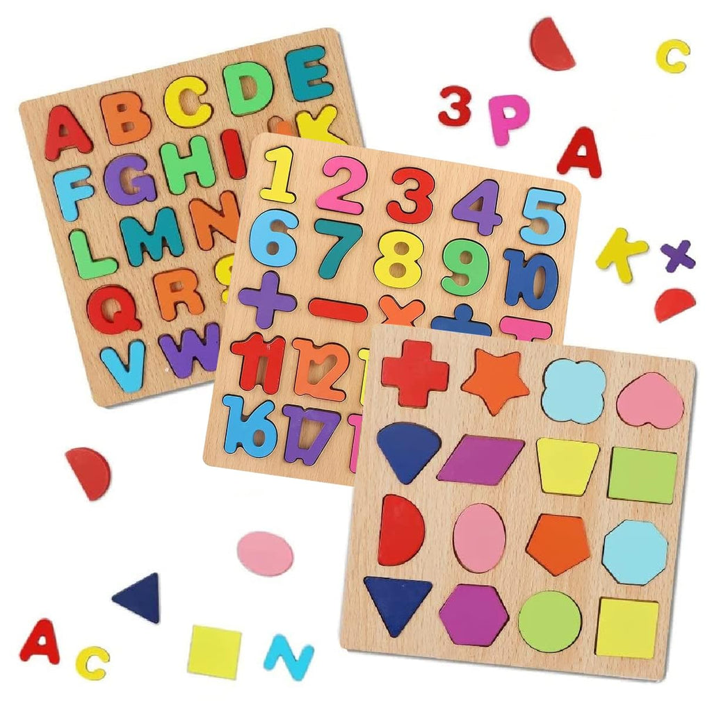 Novo Baby Wooden Learning Educational ABCD Board for Kids, Activity Toys for Toddlers & Preschoolers | ABCD Puzzle Set | Puzzle Toys for 2 Years Old Boys & Girls