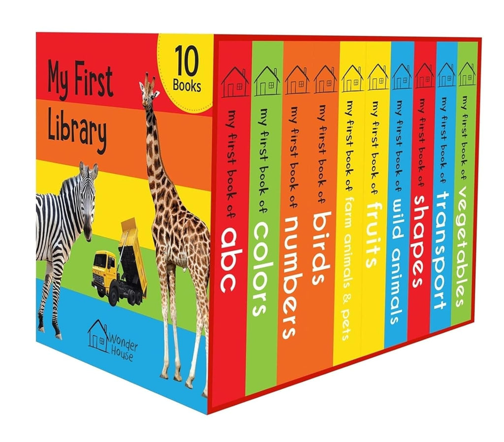 Boxset of 10 Board Books for Kids