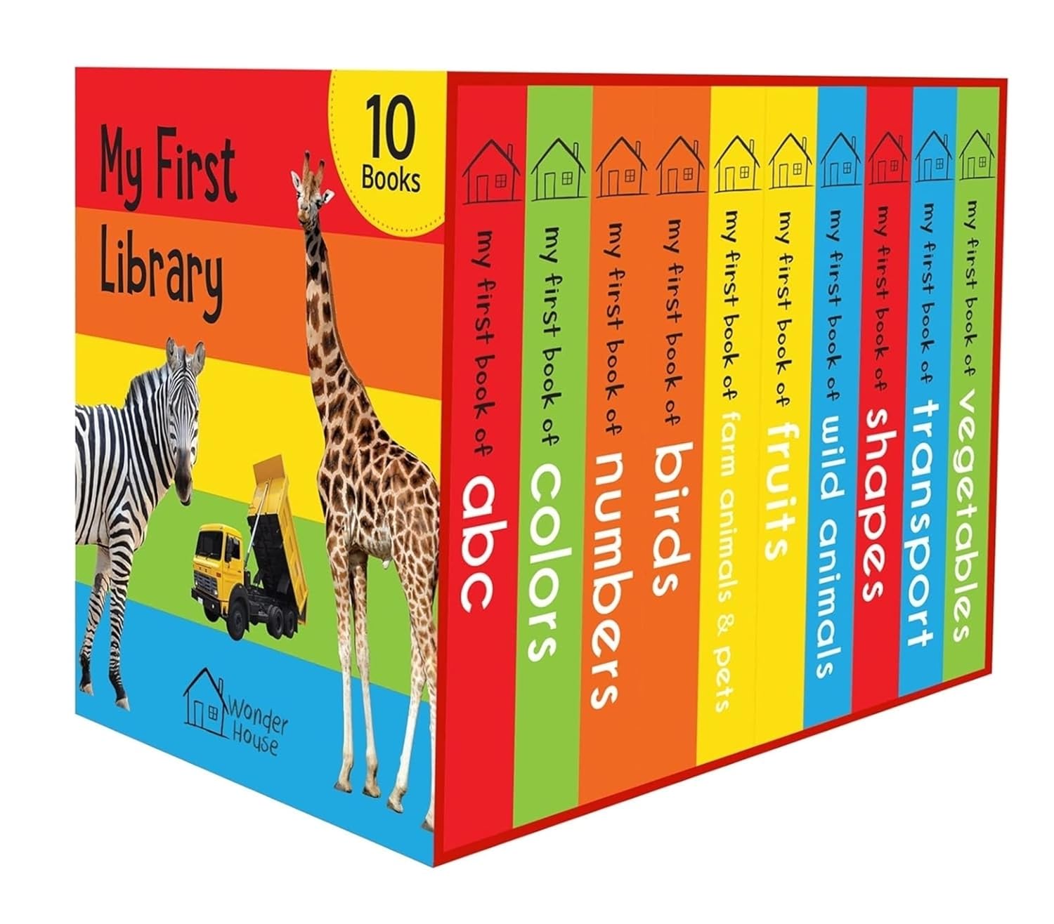 Boxset of 10 Board Books for Kids