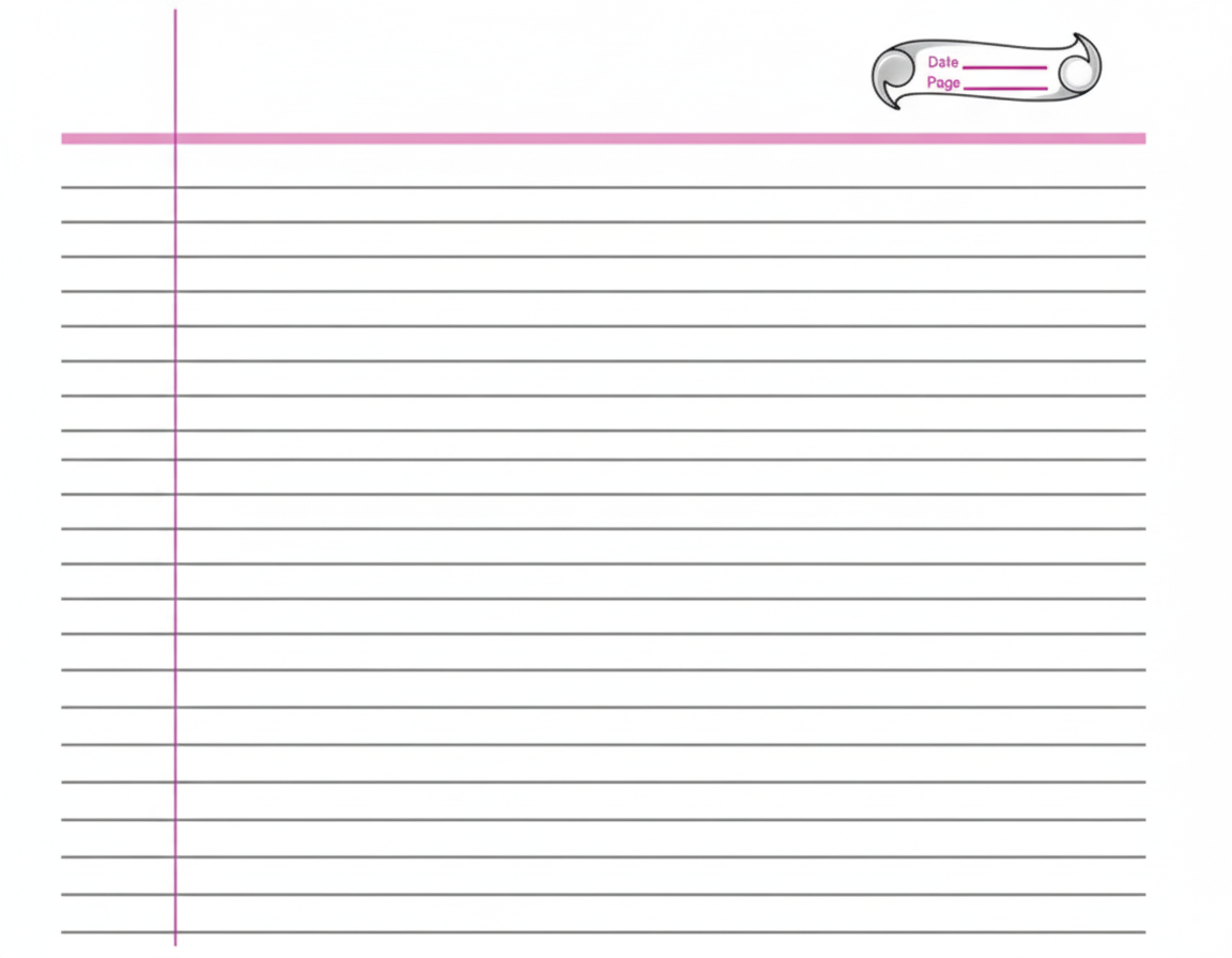 High Resolution Ruled Paper