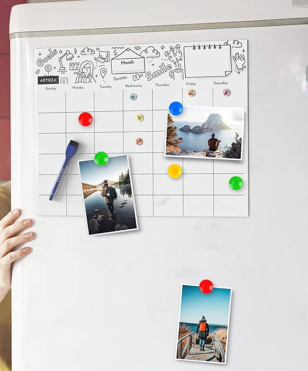 Kebica 12-Pack Magnets  – 4 Colors, Glossy Finish (20MM)