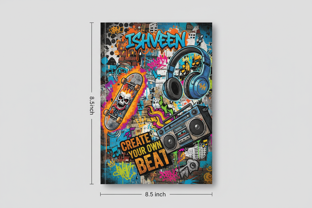 Teen Notebook - Street Art